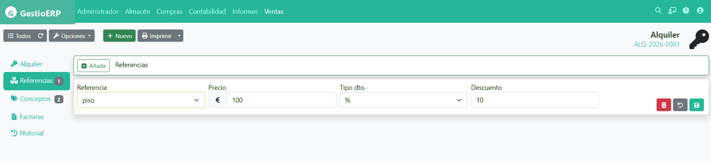 Cómo crear un alquiler
