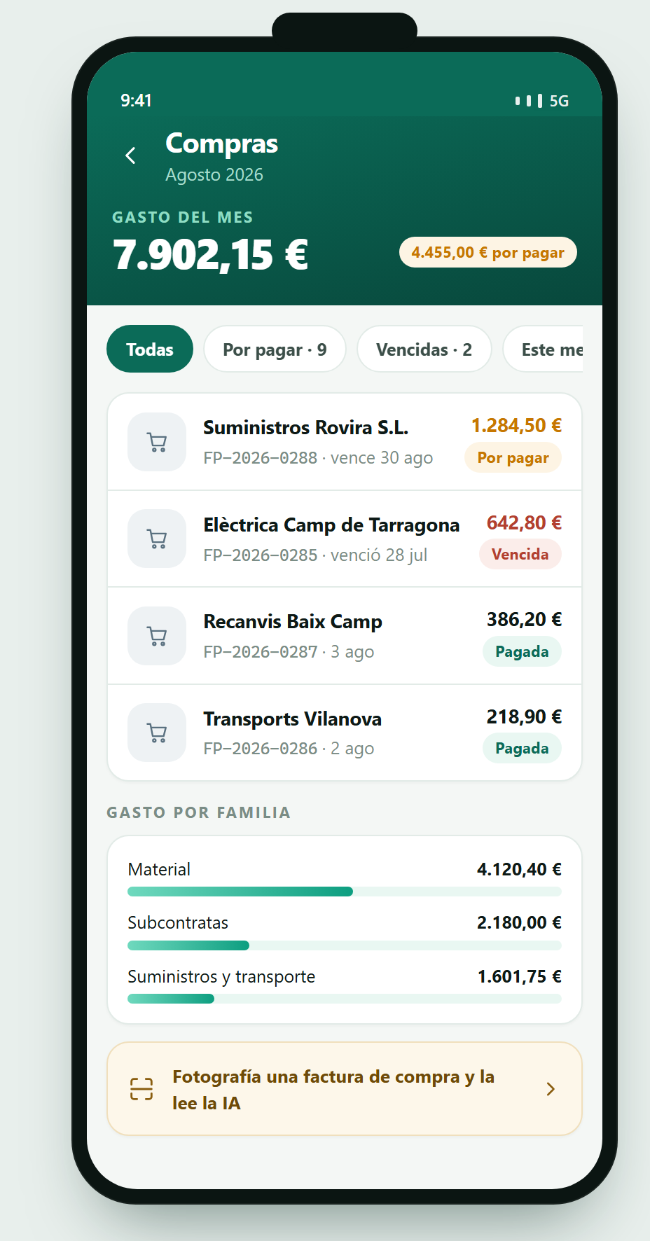 Compras en la app