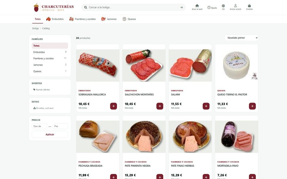 GestioERP Tienda · modo catálogo