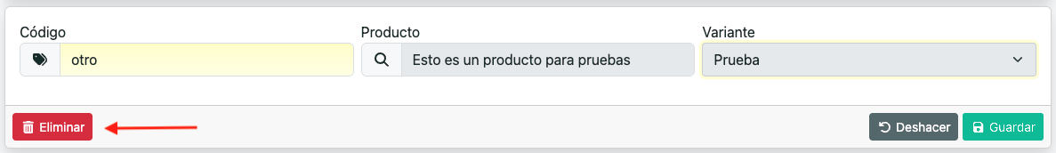 Mantenir els codis alternatius