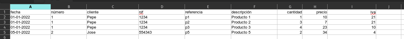 Com copiar factures d'Excel a gestioerp.cat