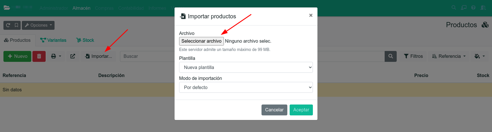 Com copiar productes d'Excel a gestioerp.cat