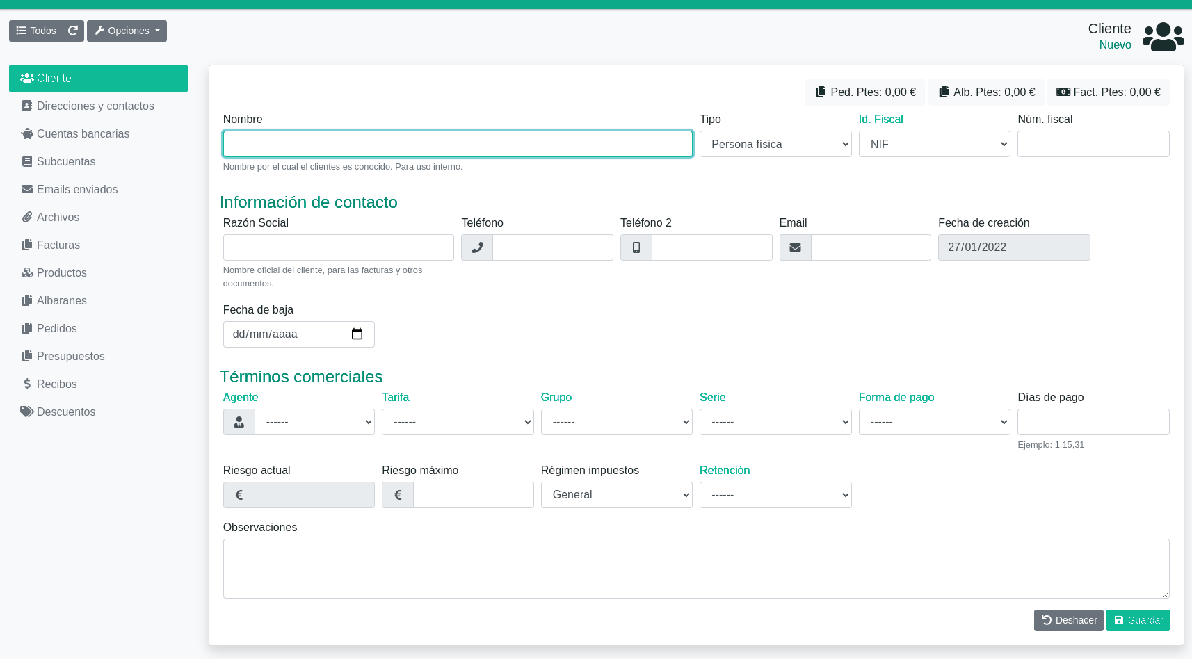 Com crear un client