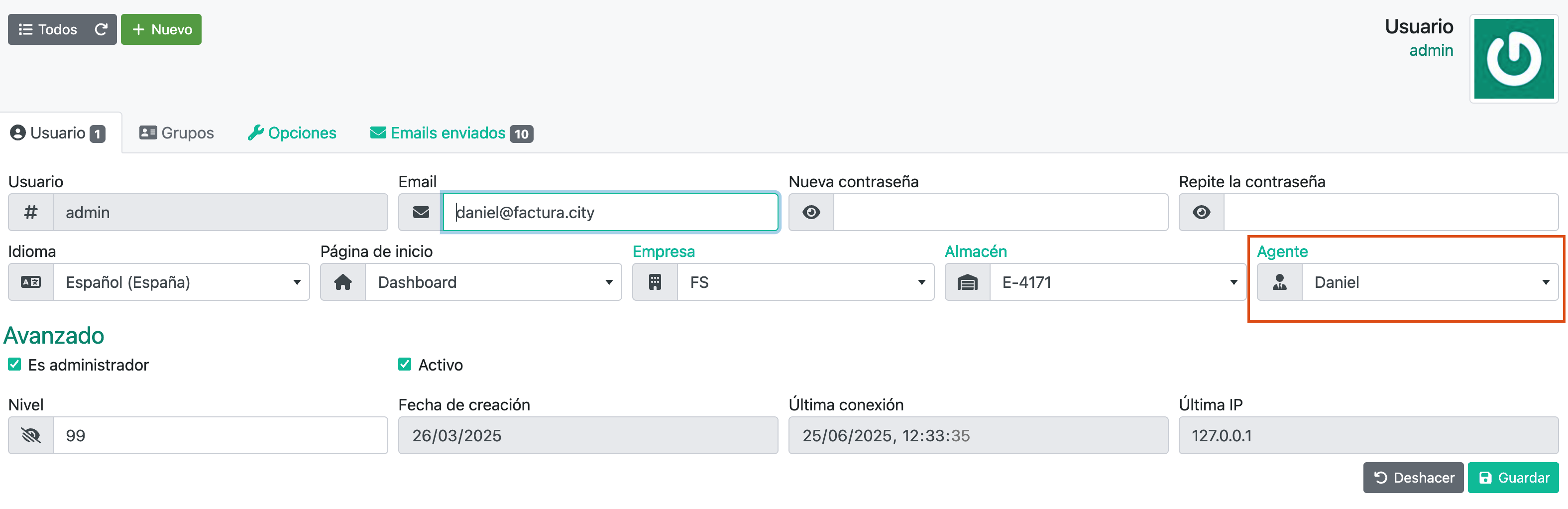 Com crear un empleat per al control horari