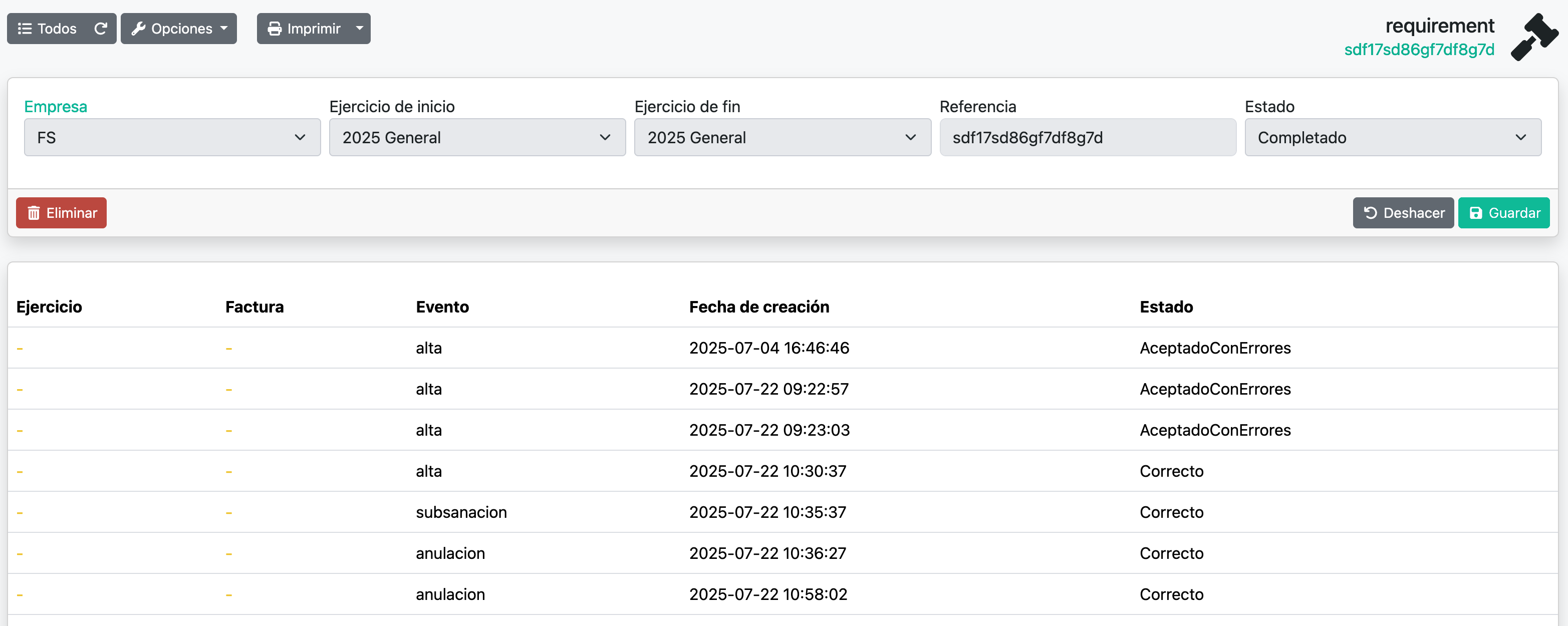 Com crear i enviar un requeriment
