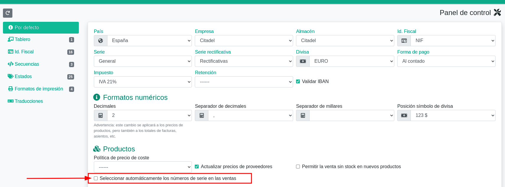 Consultar moviments