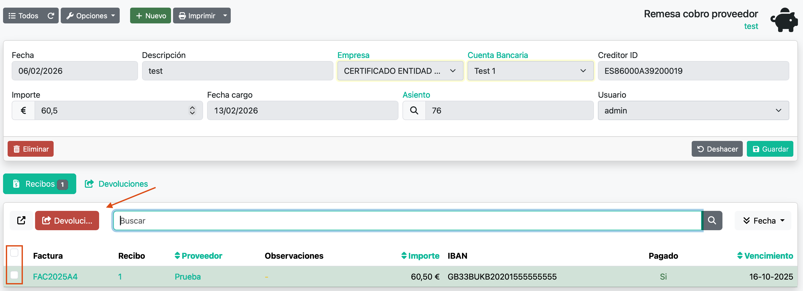 Remesa de pagament