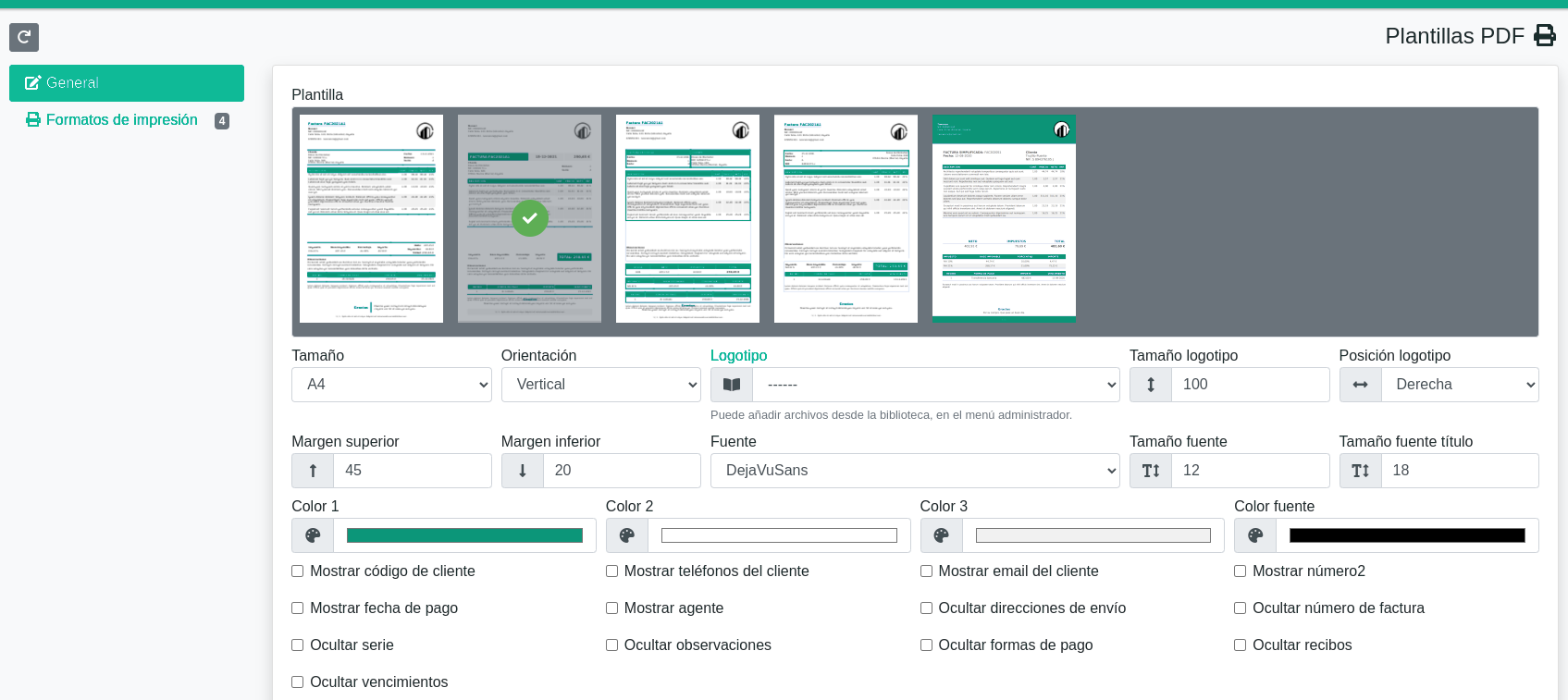 Triar i configurar la plantilla