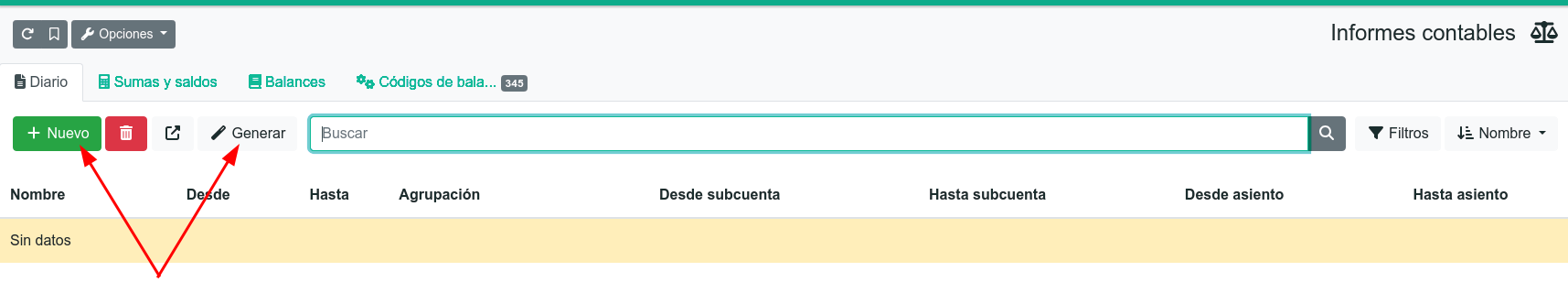 Diari agrupat per compte i mes