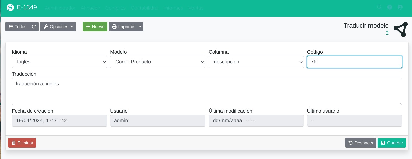 Com traduir models i textos personalitzats