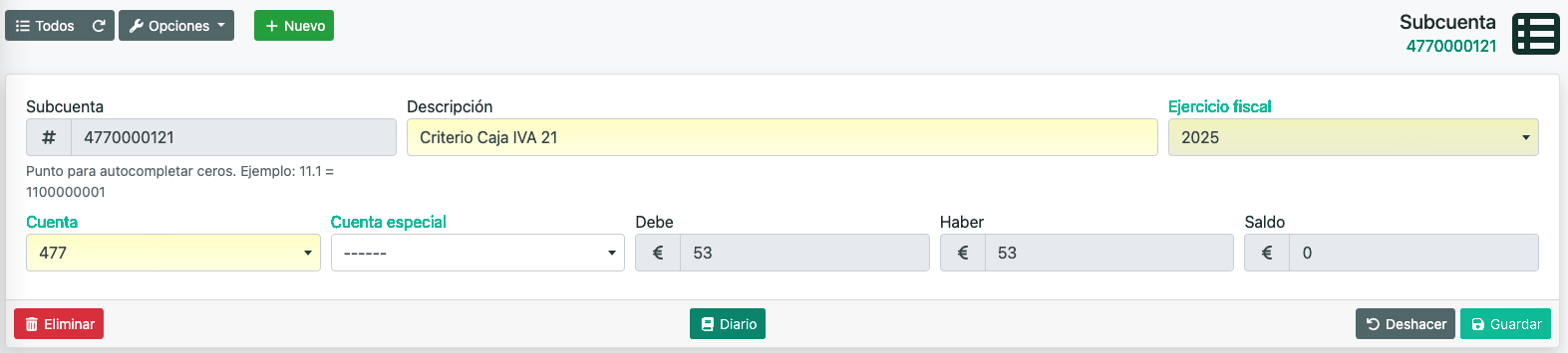 Configuración inicial