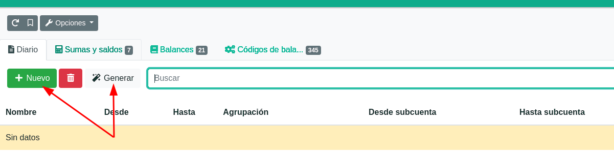 Qué hace el módulo Diario Agrupado