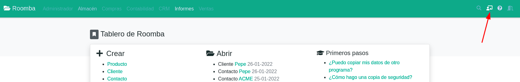 El tauler o dashboard