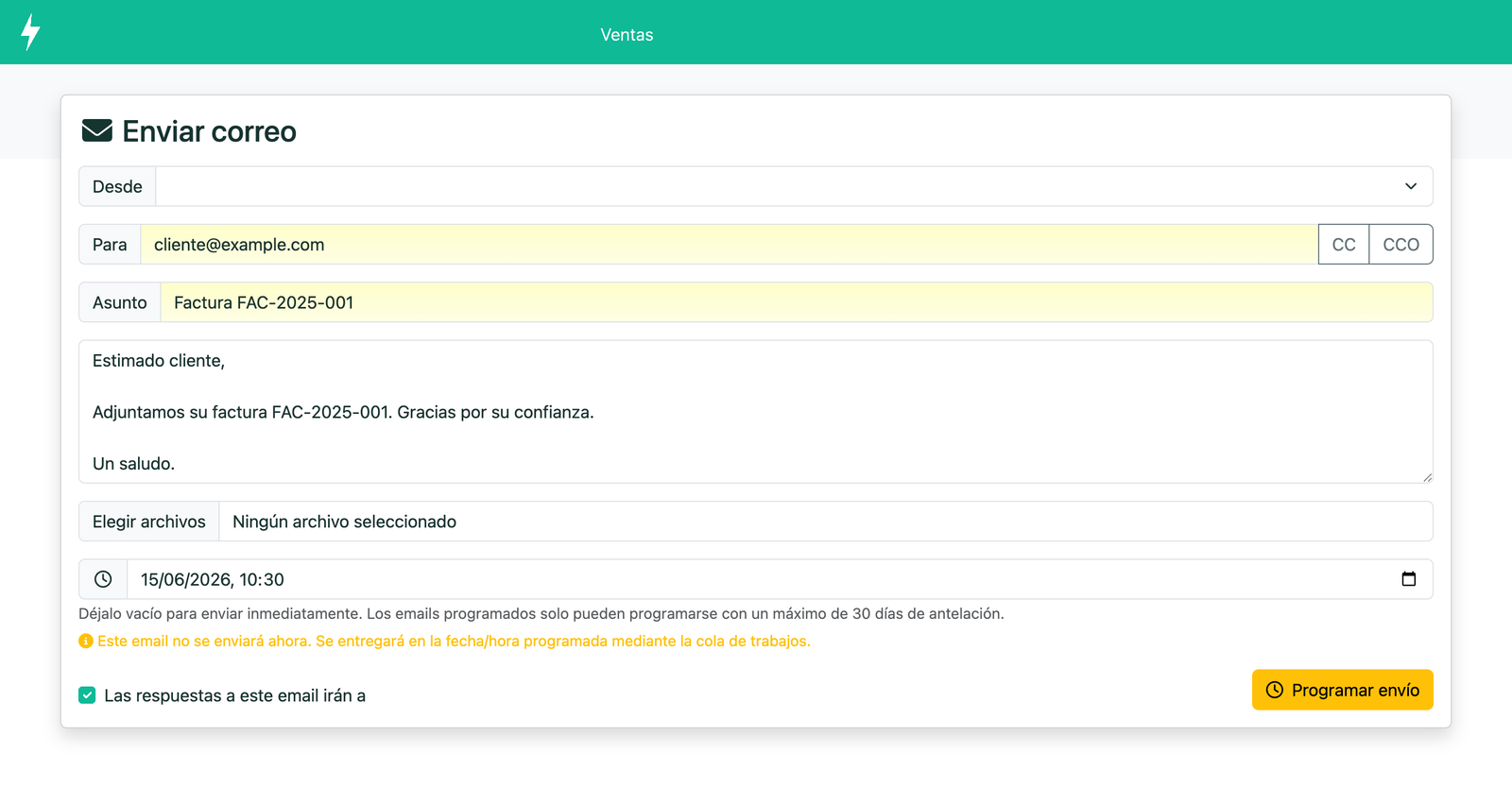 Enviar documents per email de forma massiva