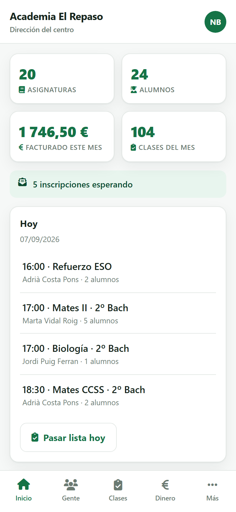 L'app de direcció: l'escola sencera al mòbil