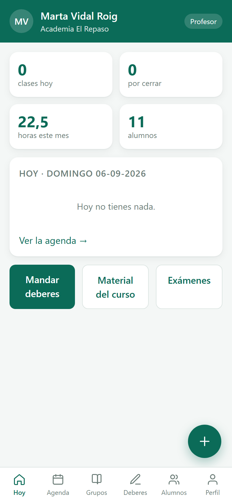 L'app del professor: passar llista des del mòbil