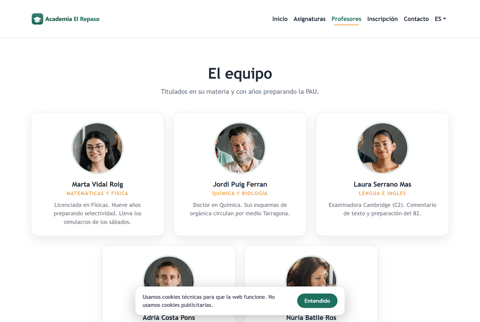 El web de l'escola