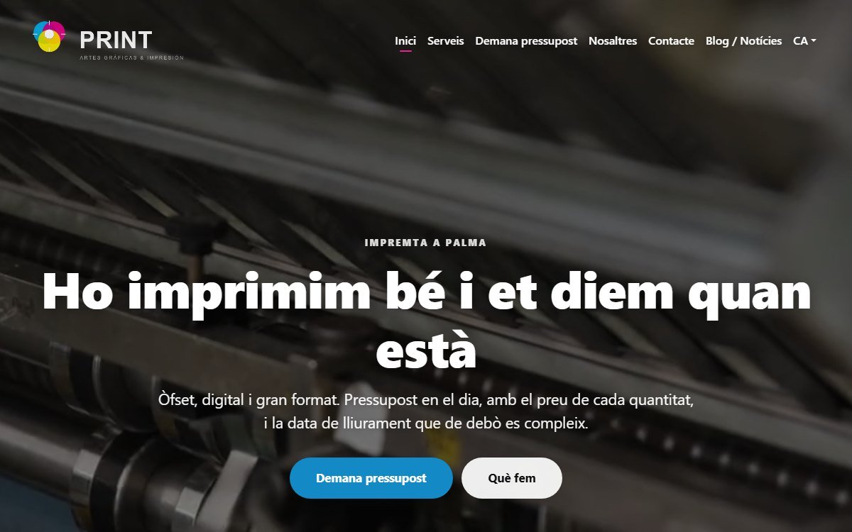 Web d'Impremta Print