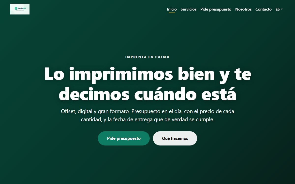 Web de Imprenta Print