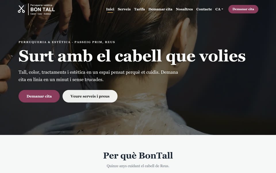 Perruqueria Bon Tall