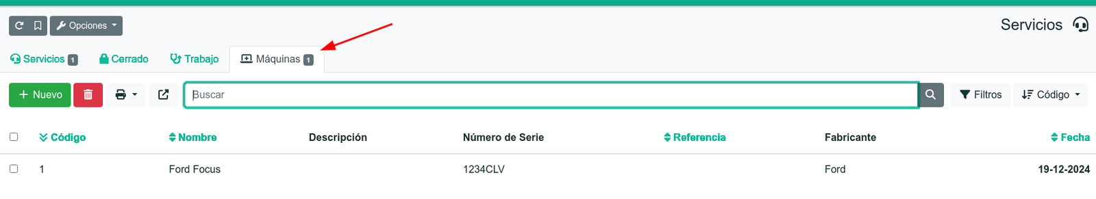 Gestió de màquines