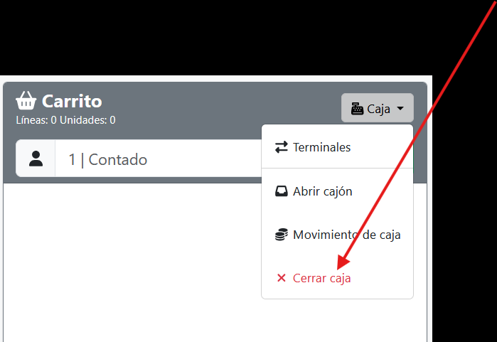 Uso diario, caja y cierre